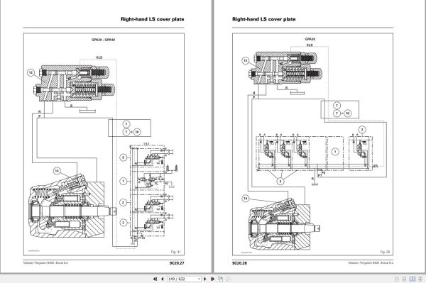 Massey Ferguson Tractor 6445 to 6499 Workshop Service Manual 3378405M5 2