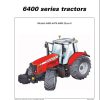 Massey Ferguson Tractor 6465 6475 6480 Dyna 6 Operator Manual 4315415M2 1