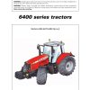 Massey Ferguson Tractor 6465 6475 6480 Dyna6 Operator Manual 1