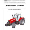 Massey Ferguson Tractor 6485 to 6499 Dyna 6 Operator Manual 4315075M2 1