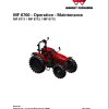 Massey Ferguson Tractor 6711 6712 6713 Operator Manual 1