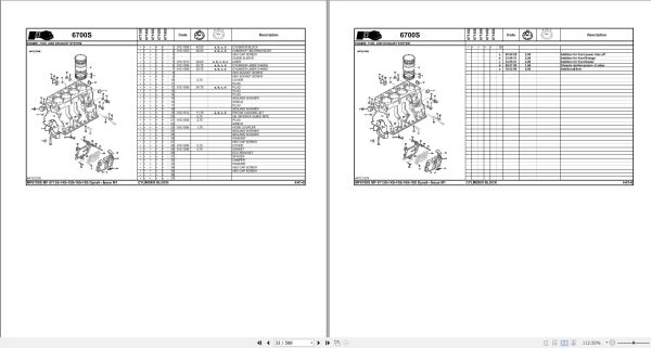 Massey Ferguson Tractor 6713S to 6718S Dyna6 Repair Time Schedule ACT003145 2
