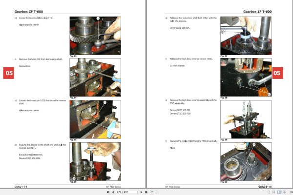Massey Ferguson Tractor 7140 7150 7170 7180 Workshop Manual 2