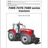 Massey Ferguson Tractor 7465 7475 7480 Operator Manual 1