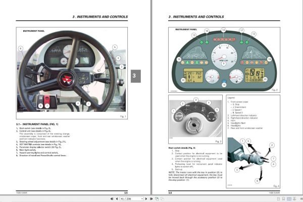 Massey Ferguson Tractor 7465 to 7495 Operator Manual 3378478M4 2