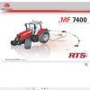 Massey Ferguson Tractor 7465 to 7495 Repair Time Schedule 3378688M2 1