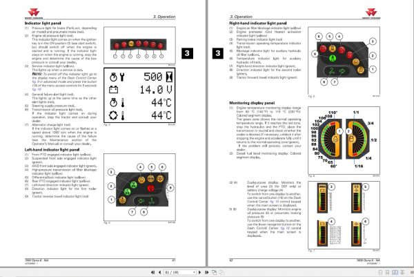 Massey Ferguson Tractor 7615 7616 7618 Dyna 6 Operation Manual 2