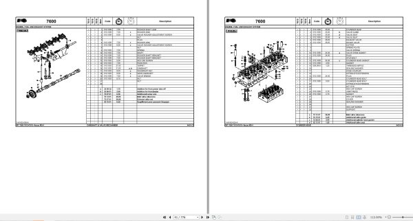 Massey Ferguson Tractor 7615 7616 7618 Dyna 6 Repair Time Schedule 2