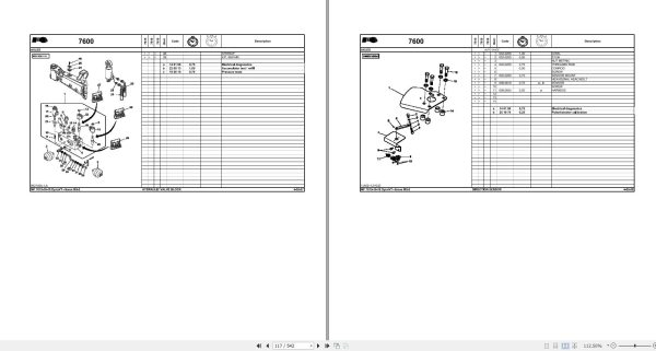 Massey Ferguson Tractor 7615 7616 7618 Dyna VT Repair Time Schedule 2