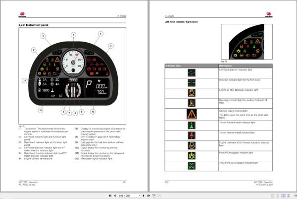 Massey Ferguson Tractor 7714 7715 7716 7718 Dyna 4 6 Operation Manual ACT001031B 2