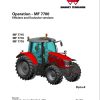Massey Ferguson Tractor 7715 7716 7718 Dyna 6 Operation Manual ACT001095B 1