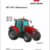 Massey Ferguson Tractor 7715 7716 7718 Dyna VT Operation Manual 1