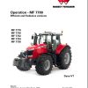 Massey Ferguson Tractor 7719 to 7726 Dyna VT Operation Maintenance Manual 1