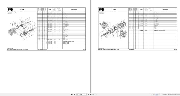 Massey Ferguson Tractor 7719 to 7726 Dyna VT Repair Time Schedule 2