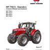 Massey Ferguson Tractor 7720S 7722S 7724S 7726S Dyna VT Operator Maintenance Manual 1