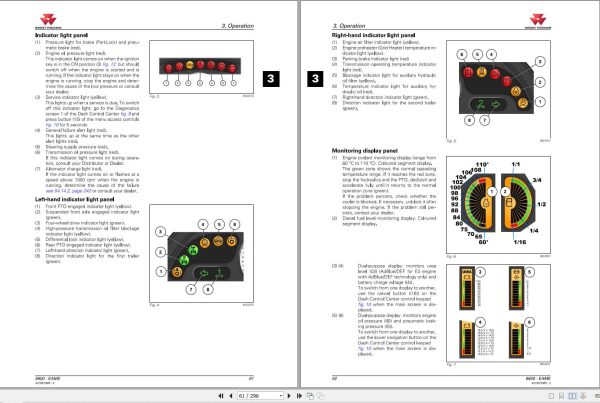 Massey Ferguson Tractor 8650 to 8690 Operator Manual 4315972M5 2