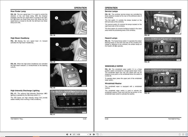 Massey Ferguson Tractor 9695 9795CE Operator Manual 700735875F 2