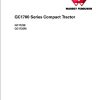 Massey Ferguson Tractor GC1723E GC1725M Workshop Service Manual 4283625M1 1