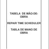 Massey Ferguson Tractor MF 400 Series Repair Time Schedule 1