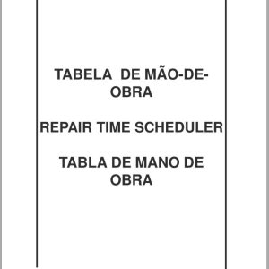 Massey Ferguson Tractor MF 400 Series Repair Time Schedule 1