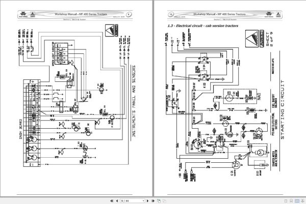 Massey Ferguson Tractor MF 400 Series Workshop Manual 2