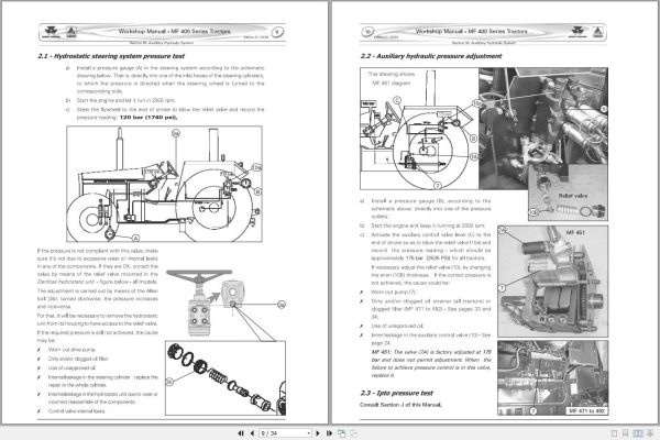 Massey Ferguson Tractor MF 400 Series Workshop Manual 3