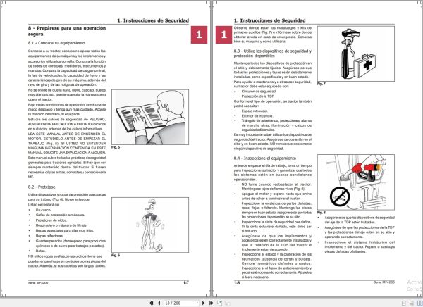 Massey Ferguson Tractor MF 4200 Series Operation Manual 6269699 M1 2