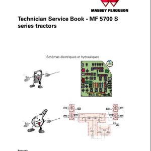 Massey Ferguson Tractor MF 5700S Series Technician Service Book ACT0042890 1