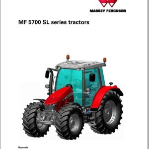 Massey Ferguson Tractor MF 5700SL Series Workshop Service Manual ACT0021460 1