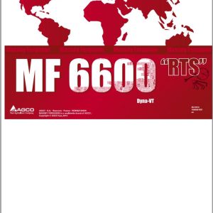 Massey Ferguson Tractor MF 6600 Dyna VT Repair Time Schedule 7060991M1 1
