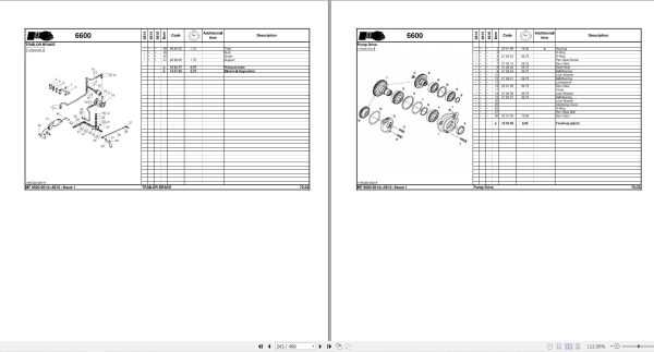 Massey Ferguson Tractor MF 6600 Dyna VT Repair Time Schedule 7060991M1 2