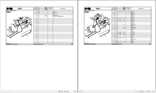 Massey Ferguson Tractor MF 6600 Dyna VT Repair Time Schedule 7060991M2 2