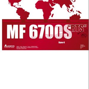 Massey Ferguson Tractor MF 6700S Series Dyna 6 Repair Time Schedule ACT0031450 1