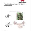 Massey Ferguson Tractor MF 6700S Series Technician Service Book 1