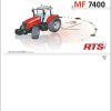 Massey Ferguson Tractor MF 7400 Series Repair Time Schedule 3378688M2 1