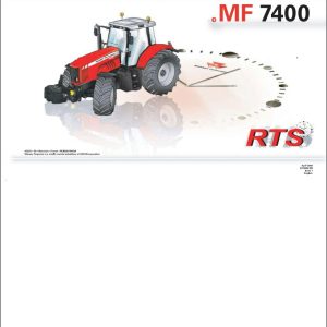 Massey Ferguson Tractor MF 7400 Series Repair Time Schedule 3378688M2 1