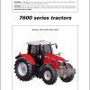 Massey Ferguson Tractor MF 7600 Series Operator Manual 4373192M1 1