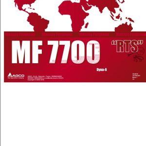Massey Ferguson Tractor MF 7700 Dyna 6 Repair Time Schedule ACT001387 1