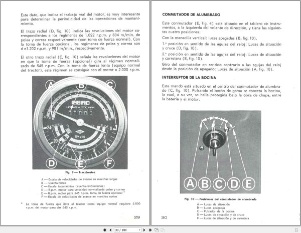 Massey Ferguson Tractor MF178 Instruction Manual 2
