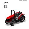 Massey Ferguson Tractor MF3306 MF3307 MF3308 Operator Manual ACW7475500 PT 1