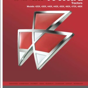 Massey Ferguson Tractor MF400Xtra Series Workshop Manual MOI400XE01 1