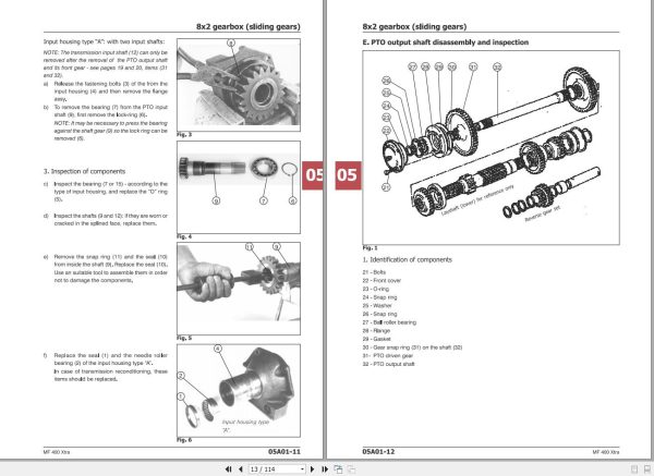 Massey Ferguson Tractor MF400Xtra Series Workshop Manual MOI400XE01 2