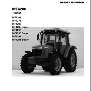Massey Ferguson Tractor MF4200 Series Operator Manual 6269701M5 1
