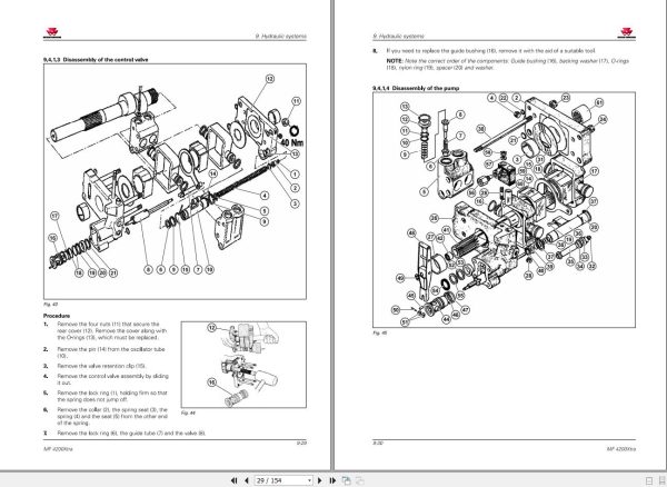 Massey Ferguson Tractor MF4200Xtra Series Workshop Service Manual 2