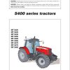 Massey Ferguson Tractor MF5425 to MF5480 Operator Manual 4346734M2 1