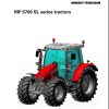 Massey Ferguson Tractor MF5700SL Series Workshop Service Manual ACT0021460 1