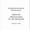 Massey Ferguson Tractor MF600 Workshop Service Manual 1