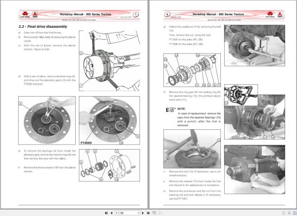 Massey Ferguson Tractor MF600 Workshop Service Manual 2