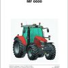 Massey Ferguson Tractor MF6600 Series Workshop Service Manual 7060326M1 1