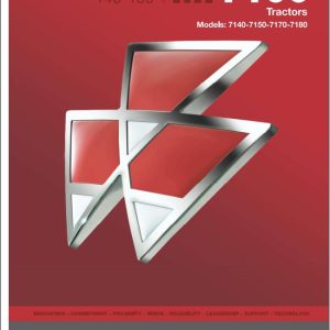 Massey Ferguson Tractor MF7100 Series Workshop Manual 6285252M1 1